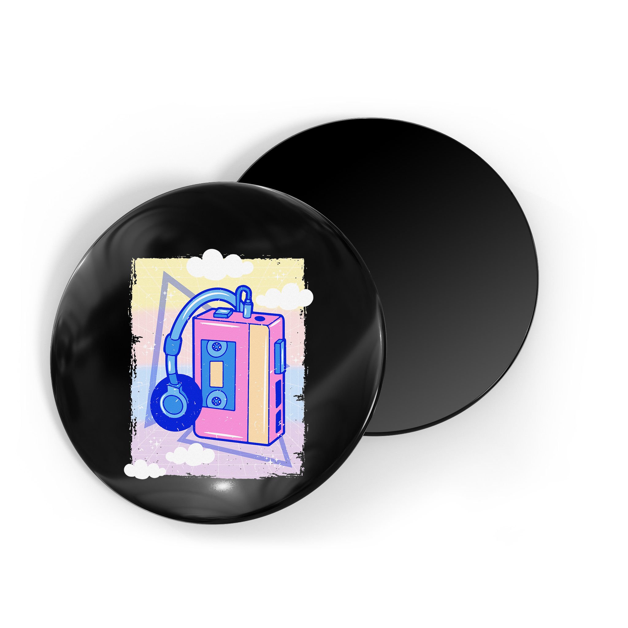 Cassette Vaporwave Tape Retro Vintage 70's 80's 90's Music Magnet