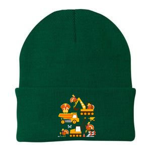 Construction Vehicle Thanksgiving Truck Turkey Knit Cap Winter Beanie