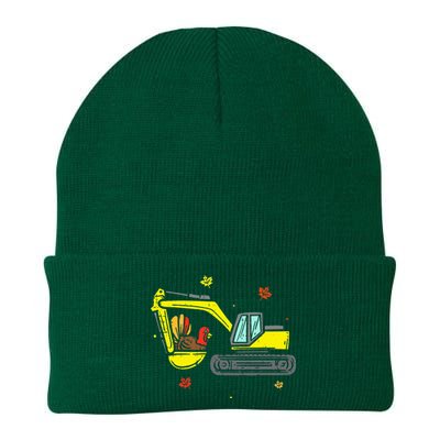 Construction Vehicle Thanksgiving Truck Turkey Knit Cap Winter Beanie