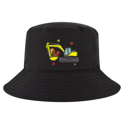 Construction Vehicle Thanksgiving Truck Turkey Cool Comfort Performance Bucket Hat