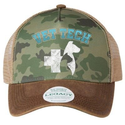 Cool Vet Technician Dog Cat Veterinarian Animal Gift Legacy Tie Dye Trucker Hat