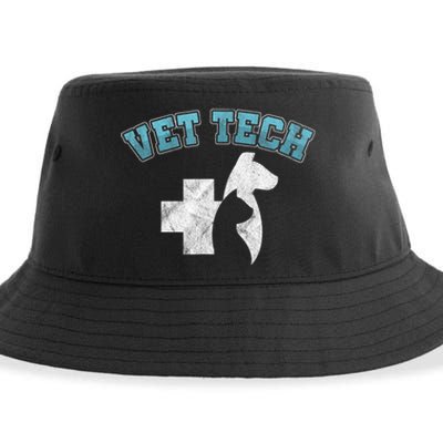 Cool Vet Technician Dog Cat Veterinarian Animal Gift Sustainable Bucket Hat