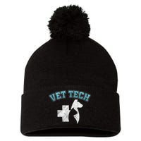 Cool Vet Technician Dog Cat Veterinarian Animal Gift Pom Pom 12in Knit Beanie