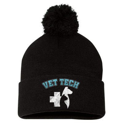 Cool Vet Technician Dog Cat Veterinarian Animal Gift Pom Pom 12in Knit Beanie