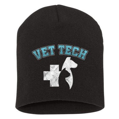 Cool Vet Technician Dog Cat Veterinarian Animal Gift Short Acrylic Beanie