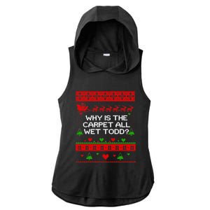 Christmas Vacation Todd & Margo Matching Family Christmas Shirts Ladies PosiCharge Tri-Blend Wicking Draft Hoodie Tank