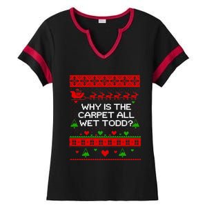 Christmas Vacation Todd & Margo Matching Family Christmas Shirts Ladies Halftime Notch Neck Tee