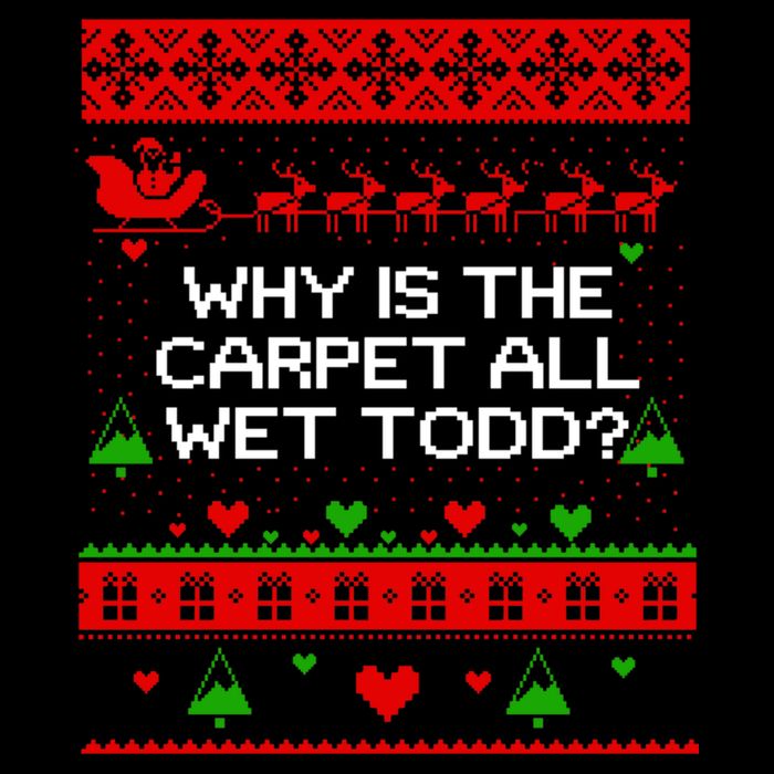 Christmas Vacation Todd & Margo Matching Family Christmas Shirts Doggie Tank