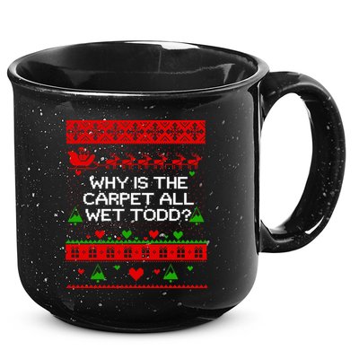 Christmas Vacation Todd & Margo Matching Family Christmas Shirts 15oz Campfire Ceramic Mug