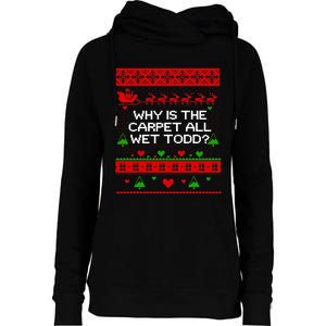 Christmas Vacation Todd & Margo Matching Family Christmas Shirts Womens Funnel Neck Pullover Hood