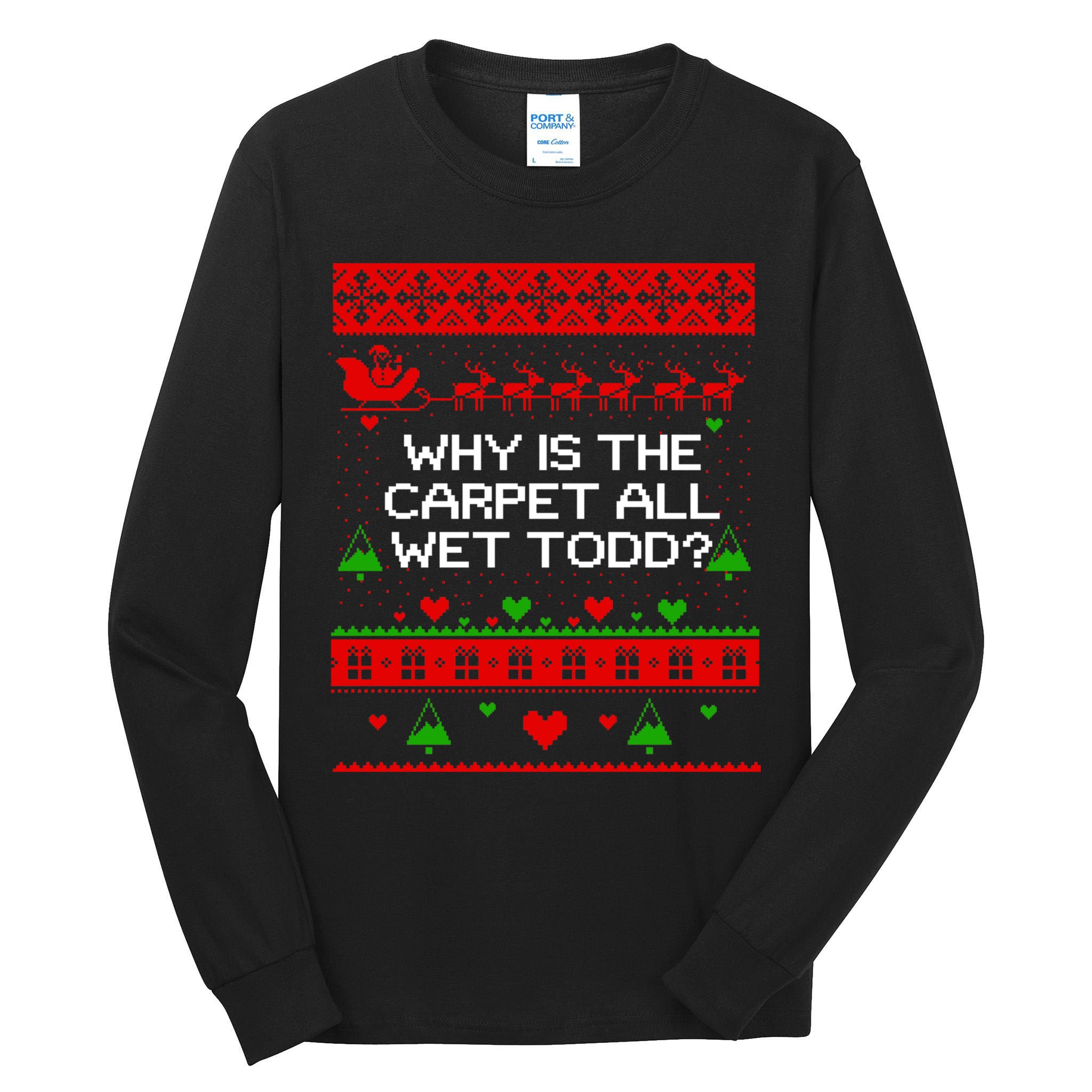 Christmas Vacation Todd & Margo Matching Family Christmas Shirts Tall Long Sleeve T-Shirt