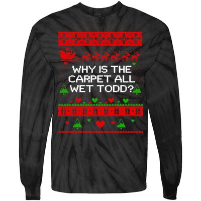 Christmas Vacation Todd & Margo Matching Family Christmas Shirts Tie-Dye Long Sleeve Shirt