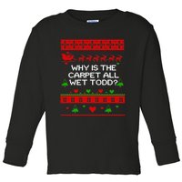 Christmas Vacation Todd & Margo Matching Family Christmas Shirts Toddler Long Sleeve Shirt