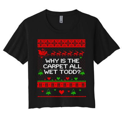 Christmas Vacation Todd & Margo Matching Family Christmas Shirts Crop Top