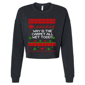 Christmas Vacation Todd & Margo Matching Family Christmas Shirts Cropped Pullover Crew