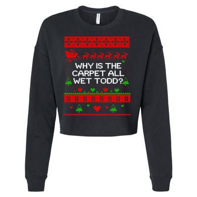Christmas Vacation Todd & Margo Matching Family Christmas Shirts Cropped Pullover Crew