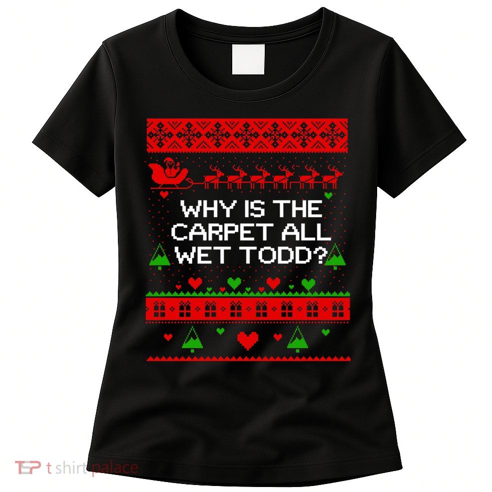Christmas Vacation Todd & Margo Matching Family Christmas Shirts Womens T-Shirt