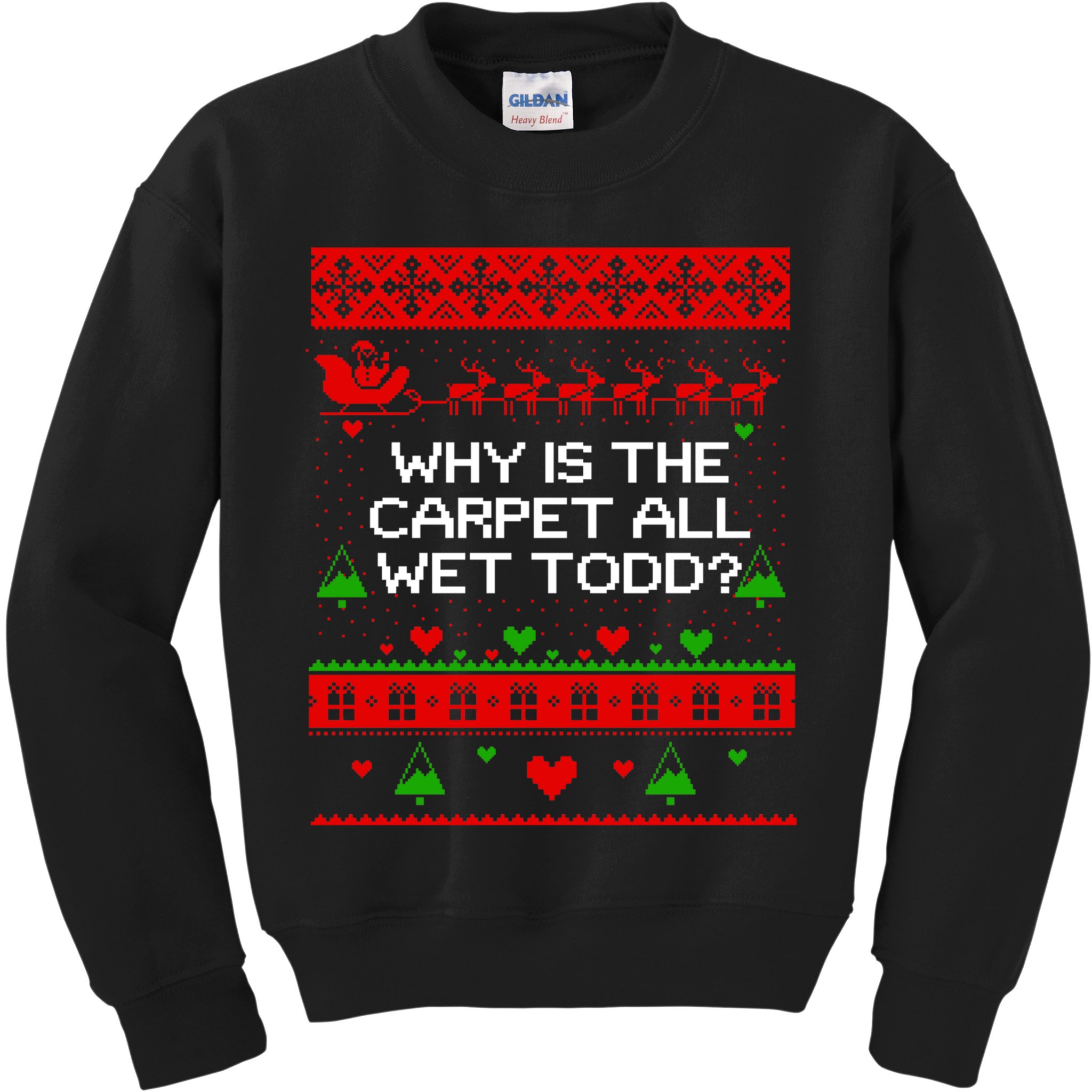 Christmas Vacation Todd & Margo Matching Family Christmas Shirts Kids Sweatshirt