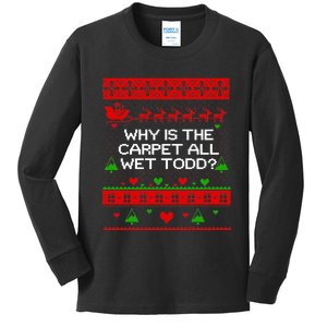 Christmas Vacation Todd & Margo Matching Family Christmas Shirts Kids Long Sleeve Shirt