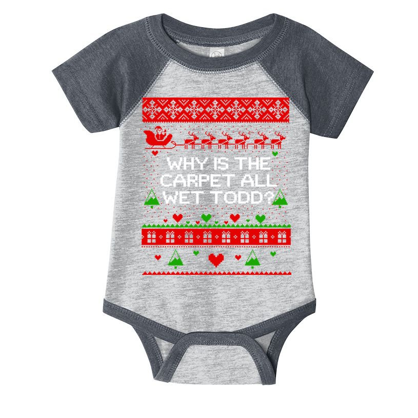 Christmas Vacation Todd & Margo Matching Family Christmas Shirts Infant Baby Jersey Bodysuit