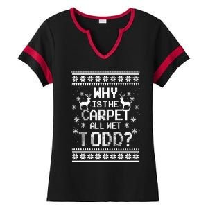 Christmas Vacation Todd & Margo Matching Family Christmas Shirts Ladies Halftime Notch Neck Tee