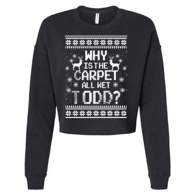 Christmas Vacation Todd & Margo Matching Family Christmas Shirts Cropped Pullover Crew