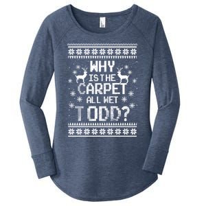 Christmas Vacation Todd & Margo Matching Family Christmas Shirts Women's Perfect Tri Tunic Long Sleeve Shirt