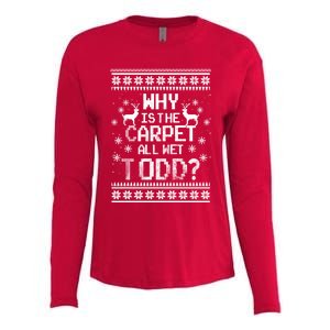 Christmas Vacation Todd & Margo Matching Family Christmas Shirts Womens Cotton Relaxed Long Sleeve T-Shirt