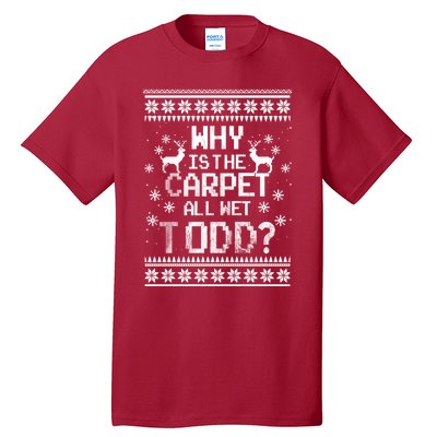 Christmas Vacation Todd & Margo Matching Family Christmas Shirts Tall T-Shirt