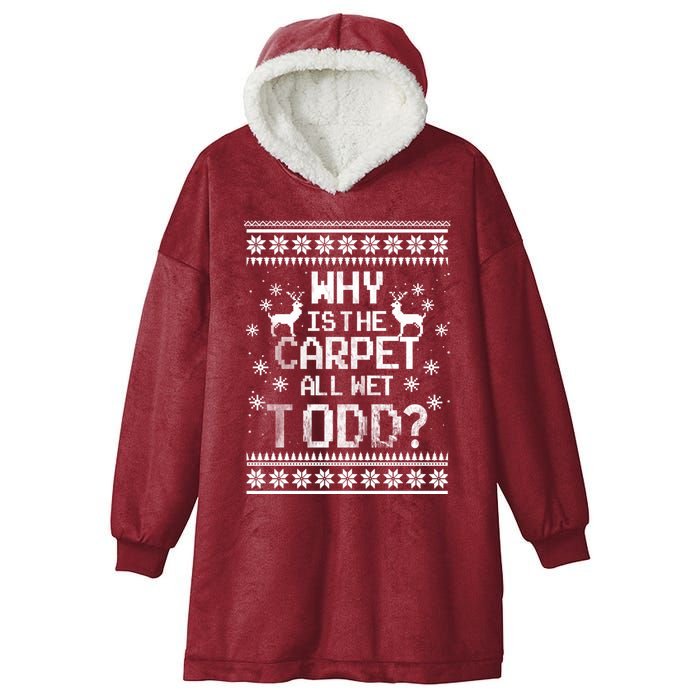 Christmas Vacation Todd & Margo Matching Family Christmas Shirts Hooded Wearable Blanket