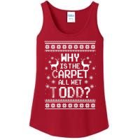 Christmas Vacation Todd & Margo Matching Family Christmas Shirts Ladies Essential Tank