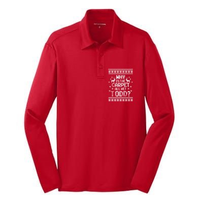 Christmas Vacation Todd & Margo Matching Family Christmas Shirts Silk Touch Performance Long Sleeve Polo