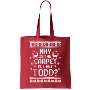 Christmas Vacation Todd & Margo Matching Family Christmas Shirts Tote Bag