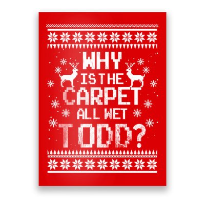 Christmas Vacation Todd & Margo Matching Family Christmas Shirts Poster