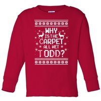 Christmas Vacation Todd & Margo Matching Family Christmas Shirts Toddler Long Sleeve Shirt