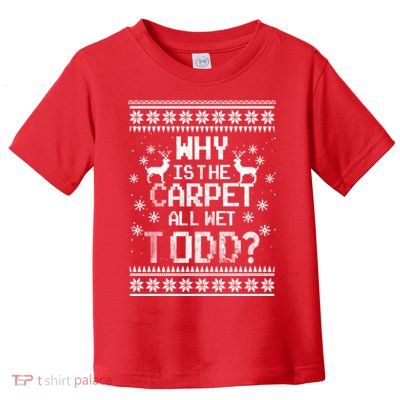 Christmas Vacation Todd & Margo Matching Family Christmas Shirts Toddler T-Shirt