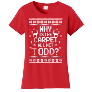 Christmas Vacation Todd & Margo Matching Family Christmas Shirts Women's T-Shirt