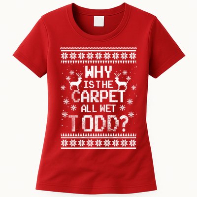 Christmas Vacation Todd & Margo Matching Family Christmas Shirts Womens T-Shirt