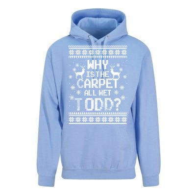 Christmas Vacation Todd & Margo Matching Family Christmas Shirts Unisex Surf Hoodie