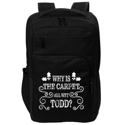 Christmas Vacation Todd & Margo Matching Family Christmas Shirts Impact Tech Backpack