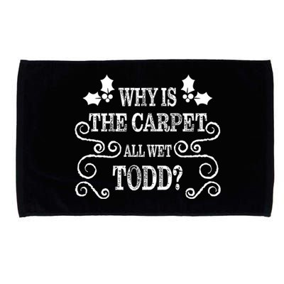 Christmas Vacation Todd & Margo Matching Family Christmas Shirts Microfiber Hand Towel