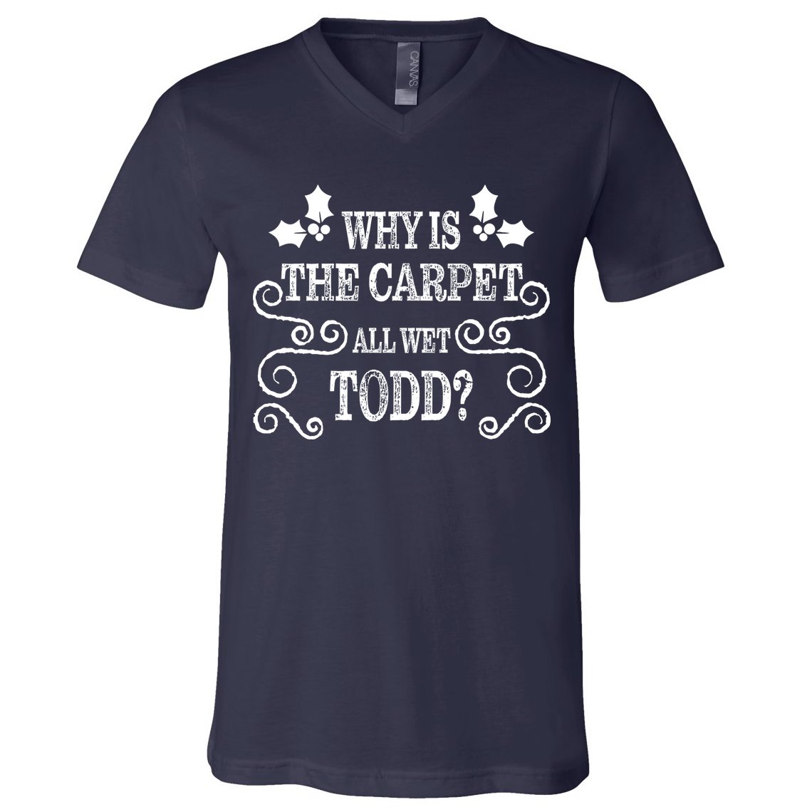 Christmas Vacation Todd & Margo Matching Family Christmas Shirts V-Neck T-Shirt