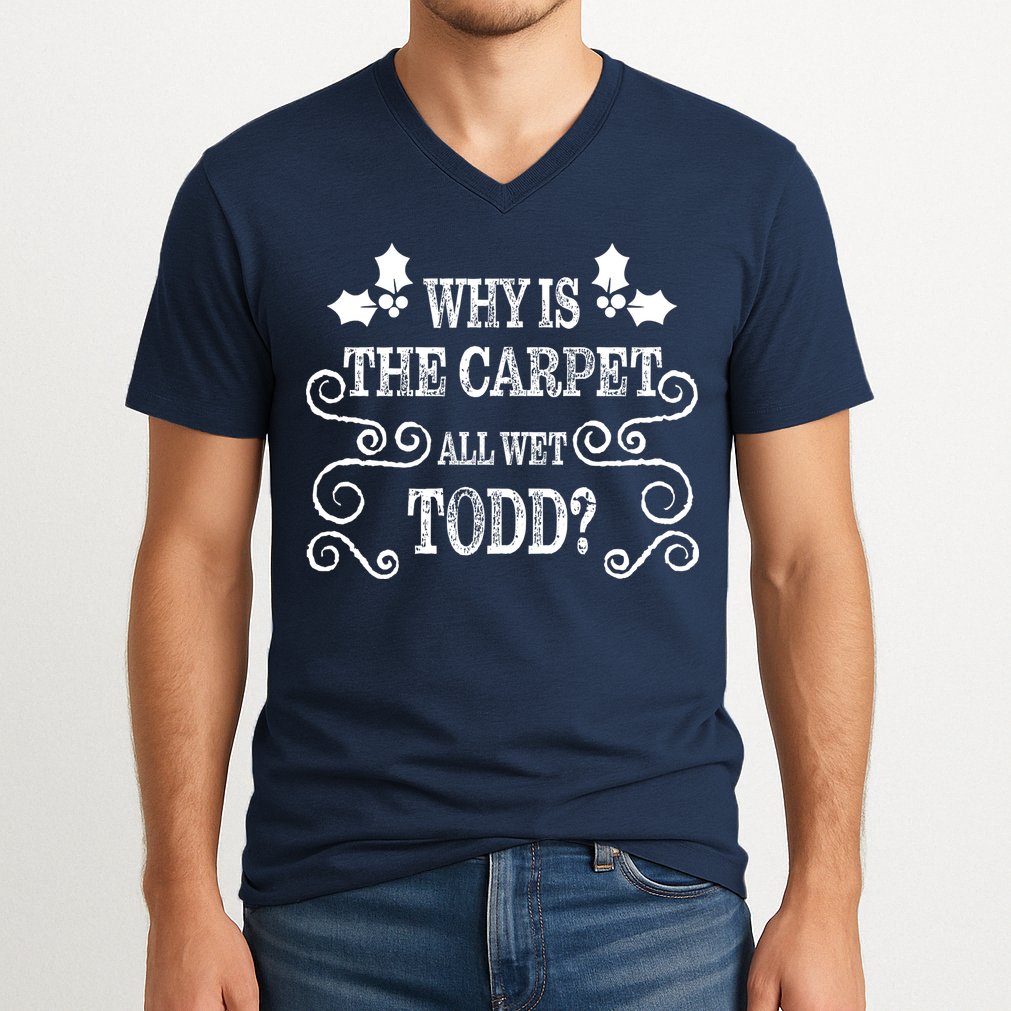 Christmas Vacation Todd & Margo Matching Family Christmas Shirts V-Neck T-Shirt