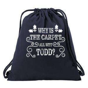 Christmas Vacation Todd & Margo Matching Family Christmas Shirts Drawstring Bag