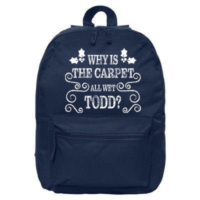 Christmas Vacation Todd & Margo Matching Family Christmas Shirts 16 in Basic Backpack