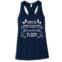 Christmas Vacation Todd & Margo Matching Family Christmas Shirts Women's Racerback Tank