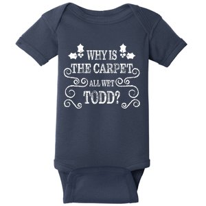 Christmas Vacation Todd & Margo Matching Family Christmas Shirts Baby Bodysuit