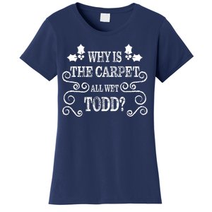 Christmas Vacation Todd & Margo Matching Family Christmas Shirts Women's T-Shirt