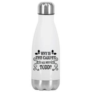 Christmas Vacation Todd & Margo Matching Family Christmas Shirts Stainless Steel Insulated Water Bottle