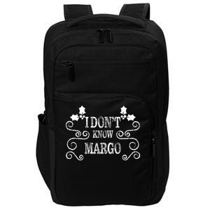 Christmas Vacation Todd & Margo Matching Family Christmas Shirts Impact Tech Backpack